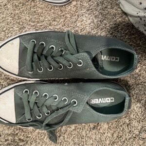 Converse Forest Green Lace-Up Sneakers